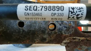 68165808AB,68161271AB Балка подвески задняя  Chrysler 200 Арт AL17040774785, вид 2