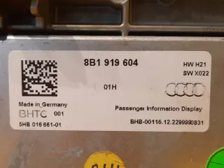 8B1919604 Монитор Audi A6 C5 (S6,RS6) Арт AL17622317260_2, вид 9