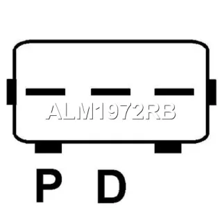 0986081130,114111,CAL35209,DRA0195,CA1972,ALM1972BS,ALM1972UX,ALM1972YX,RF7J18300A,RF7J18300B,A003TB6581,A3TB6581,ALM1972RB,23945R Генератор Mazda 3 BK 2.0л Арт А2222456771-1, вид 3