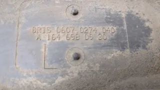 A1646980930 Порог левый  Mercedes ML W164 Арт 20569057, вид 3