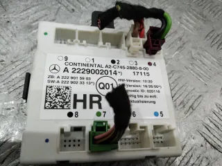 A2229002014 Блок управления двери задней правой Mercedes C W205 Арт 113949, вид 2