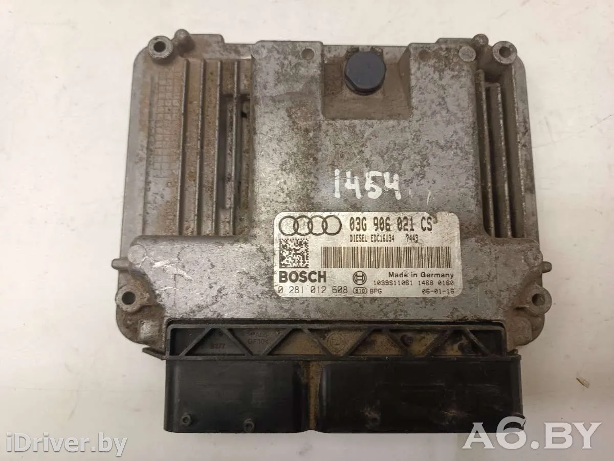 03G906021CS,0281012608 Блок управления двигателем Audi A3 8P Арт 1454875415