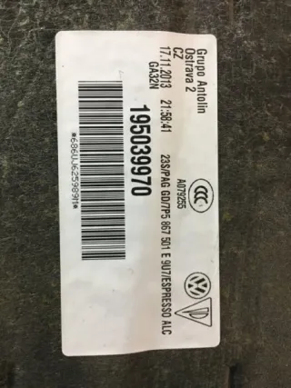 7P5867501E 9U7 Обивка потолка Porsche Cayenne 958 Арт lz28058, вид 9