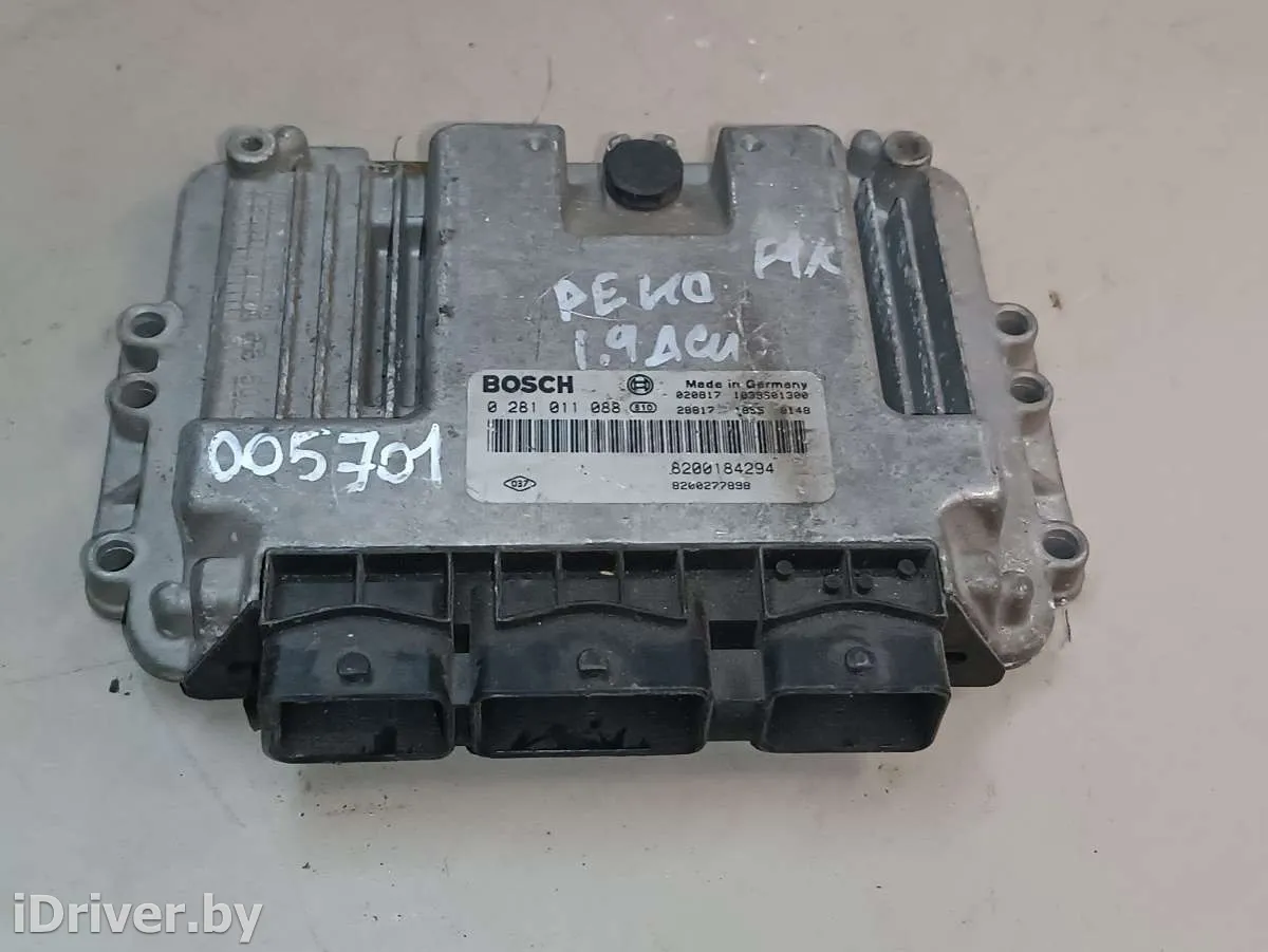 0281011088,8200184294 Блок управления двигателем Renault Scenic 2 Арт 021853, вид 1