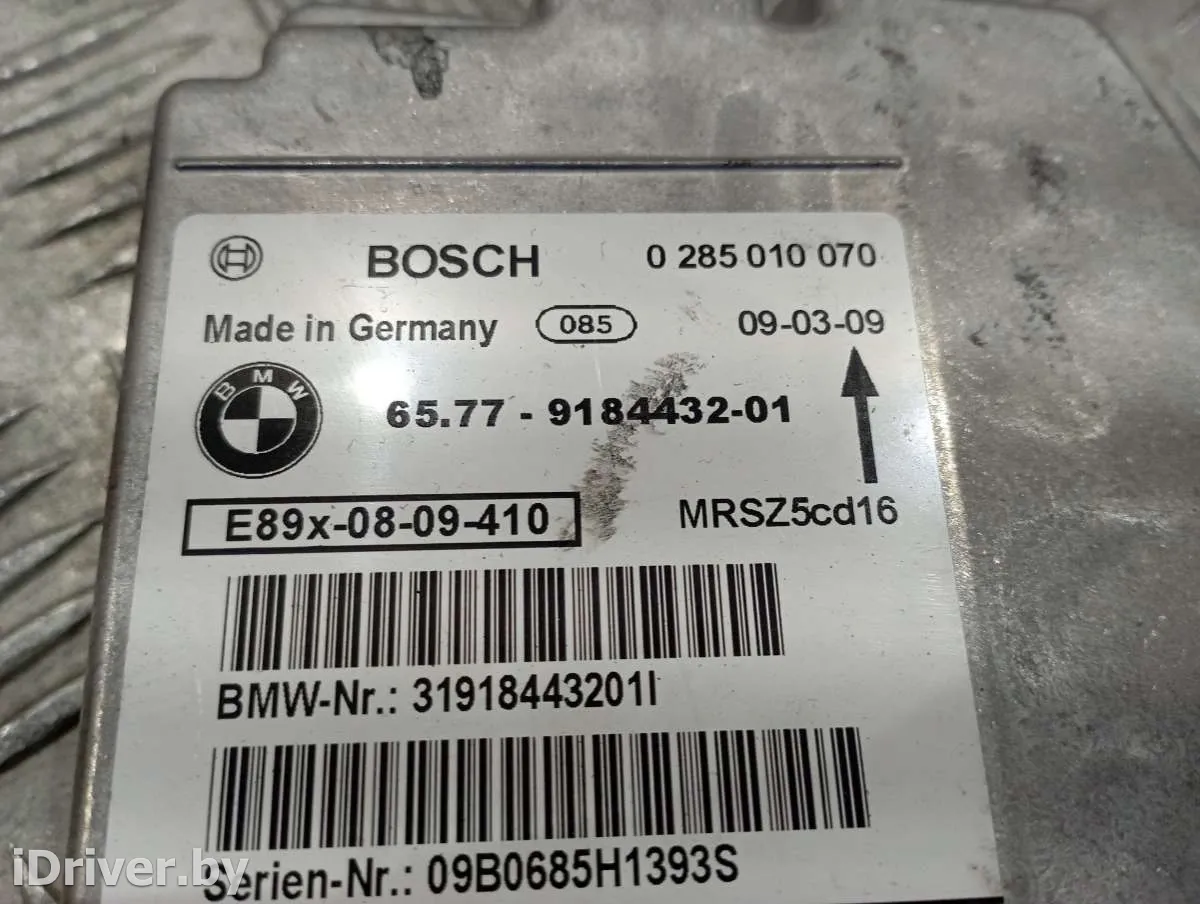 0285010070, 9184432 Блок AirBag BMW 3 E90/E91/E92/E93 Арт 723931, вид 5