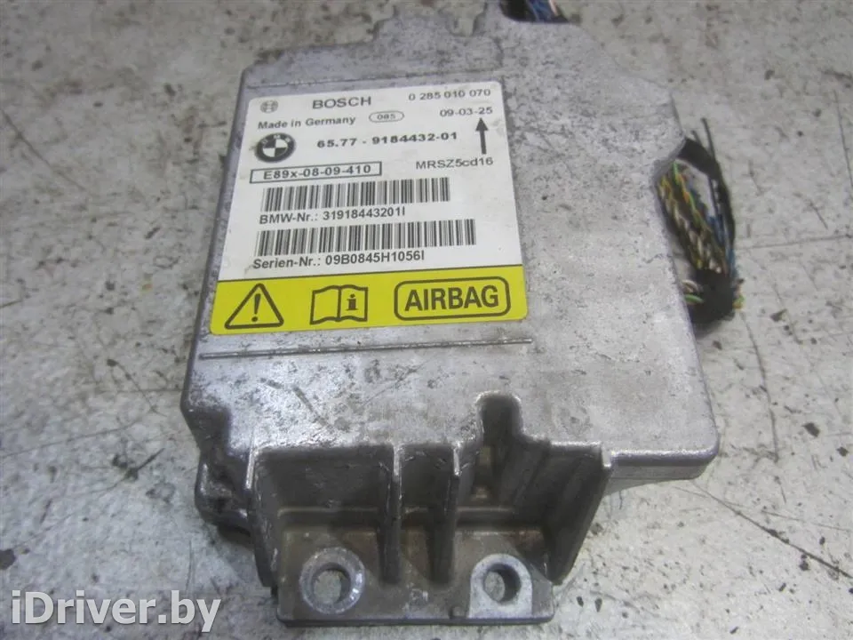 65779184432 Блок управления AIR BAG BMW 3 E90/E91/E92/E93 Арт 38320, вид 1