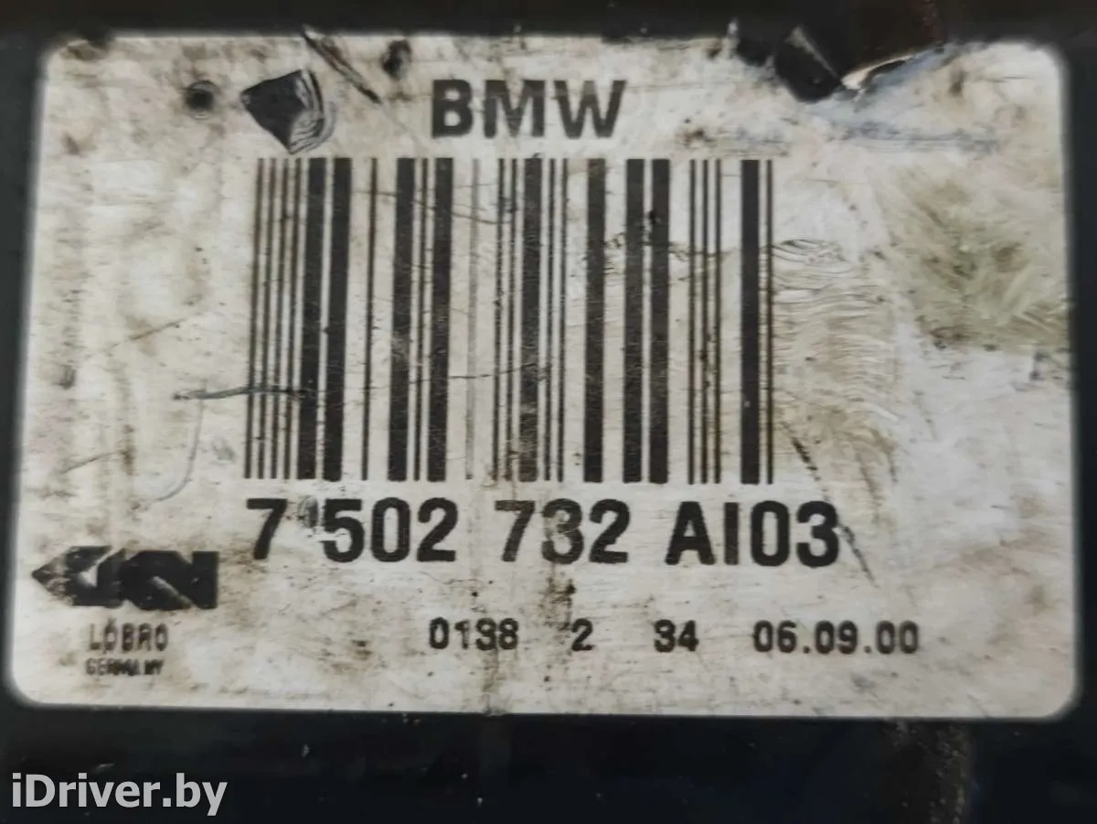 7502732 Полуось передняя правая (приводной вал, шрус) BMW 3 E46 Арт 63744901, вид 3