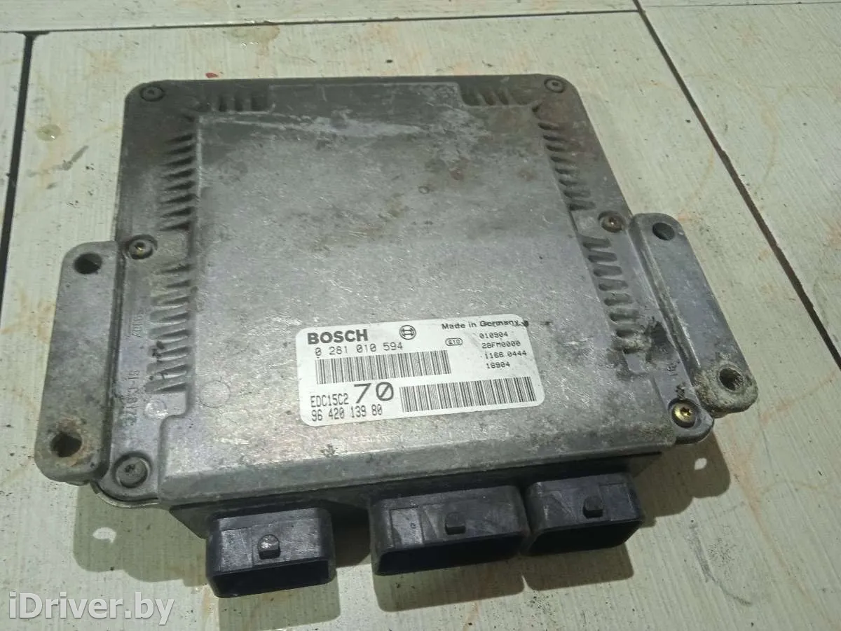 BOSCH 0 281 010 594 Блок управления двигателем Peugeot 206 1 Арт 3115323