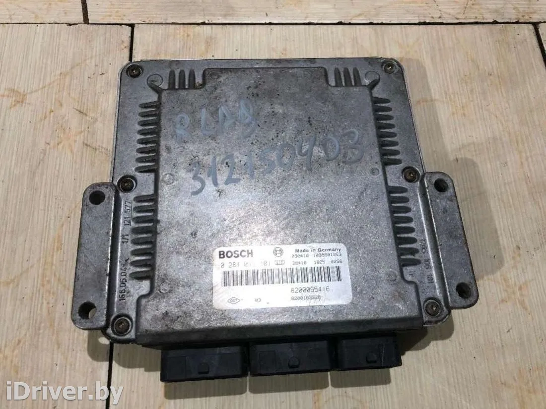  BOSCH 0281011101 Блок управления двигателем Renault Laguna 2 Арт 312150403