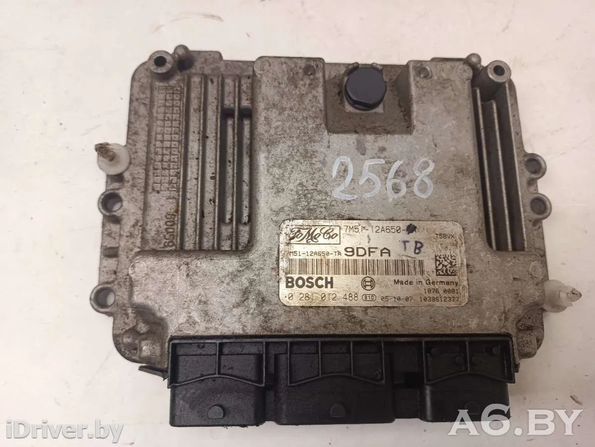 7M5112A650TA,0281012488 Блок управления двигателем Ford Focus 2 Арт 67682568