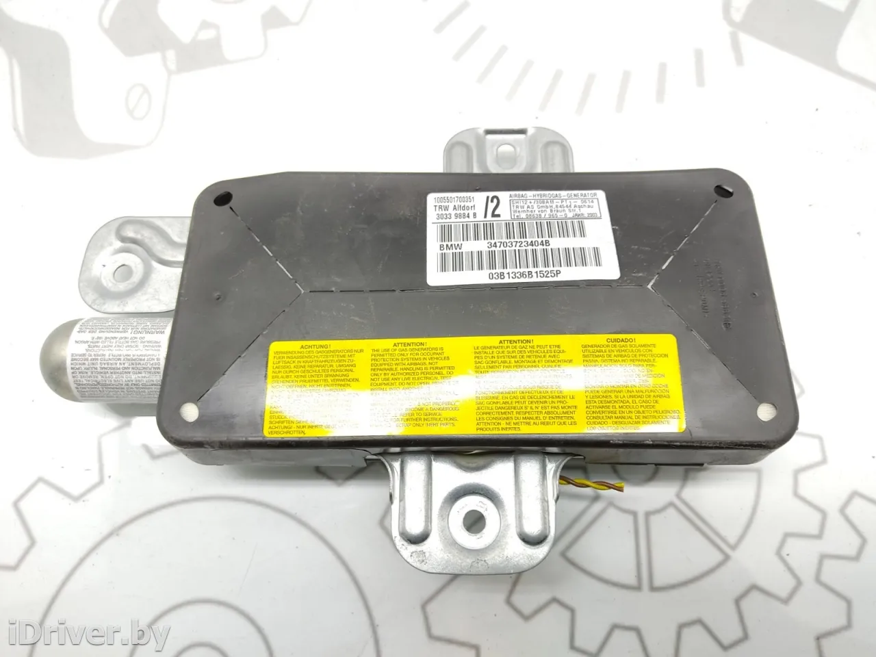 34703723404B Подушка безопасности боковая (в дверь) BMW 3 E46 Арт 124-BM47300, вид 2