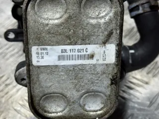 03L117021C,03L115389C Корпус масляного фильтра Skoda Fabia 2 Арт GRT79956, вид 1