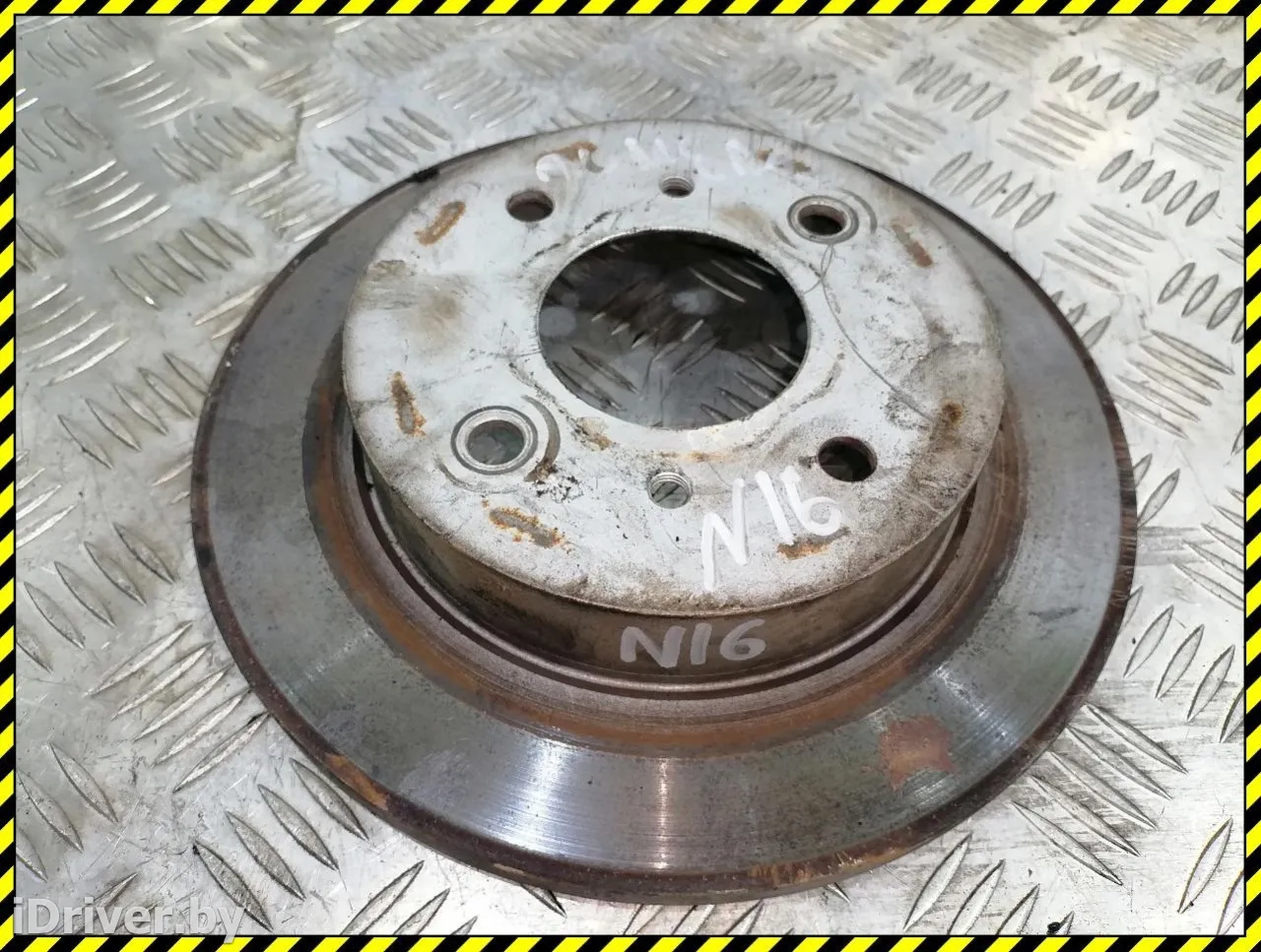  Диск тормозной задний Nissan Almera N16 Арт 87532140, вид 1