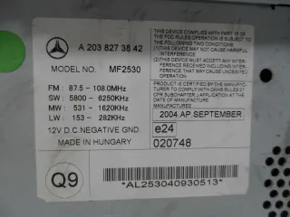 2038273842 Магнитола Mercedes C W203 Арт 00166987, вид 2