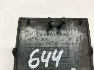 7P6807450CGRU VAG Заглушка буксировочного крюка Volkswagen Touareg 2 Арт E31663644, вид 4