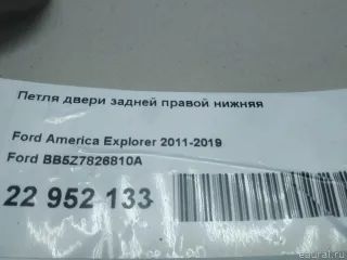BB5Z7826810A Ford Петля двери задней правой нижняя Ford Explorer 5 restailing Арт E22952133, вид 12
