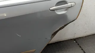 6921128070B0 Ручка наружная задняя левая серебристая Toyota Camry XV30 Арт 11342102, вид 4