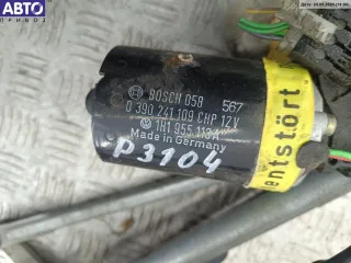 1698202148 Механизм стеклоочистителя переднего (трапеция дворников) Mercedes A W169 Арт 54557010, вид 2