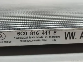 6C0816411E VAG Радиатор кондиционера (конденсер) Volkswagen Polo 6 Арт E23749401, вид 3