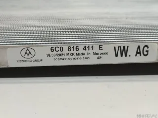 6C0816411E VAG Радиатор кондиционера (конденсер) Volkswagen Polo 6 Арт E23749412, вид 3