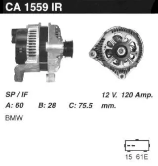 12312247389,12312247405,986044841,112462,CAL15266GS,DRA3809,CA1559IR,ALV1559DD,ALV1559LK,ALV1559UX,ALV1559YX,ALV7559BA,ALV7559UX,YLE000261,YLE102500L,LRA01955,ALV1559RB,GNU2562,YLE000260E,YLE102500,2542797,437116,439235,439301,A14VI26,A14VI28,SG12B080,1-3448-25W,22955N,301N20953Z Генератор Rover 75 Арт CA1559BY-9