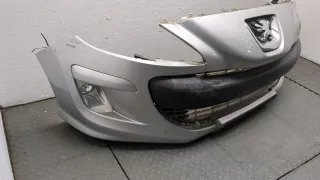 7401LS Бампер передний серебристый Peugeot 308 1 Арт 20236042, вид 3