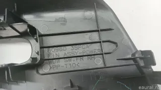 809603SF0B Nissan Накладка блока управления стеклоподъемниками Nissan TIIDA C13 Арт E103068455, вид 4