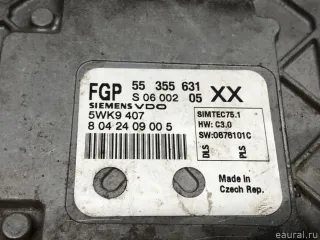 55560130 GM Блок управления двигателем Opel Vectra C  Арт E48609698, вид 5