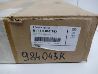 51118064311 Решетка переднего бампера левая BMW X3 G01 Арт 984043K, вид 8
