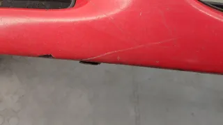 521191E610 Бампер передний красный Toyota Corolla E110 Арт 20328265, вид 2