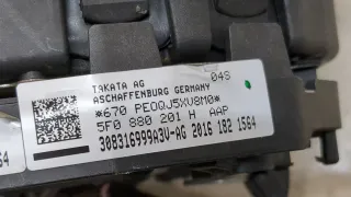 3V0880201F Подушка безопасности водителя Skoda Superb 3 Арт 20352095, вид 4