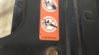 A0005840426, A2515840526 Передняя панель крепления облицовки (телевизор) Mercedes ML W164 Арт W25391, вид 4