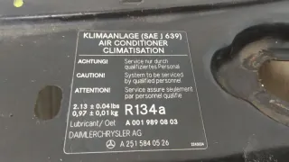 A0005840426, A2515840526 Передняя панель крепления облицовки (телевизор) Mercedes ML W164 Арт W25391, вид 5