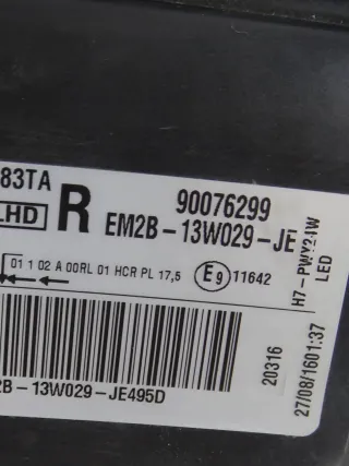 EM2B-13W029-JE,,,Auto_Car_Parts Фара передняя (комплект) Ford Galaxy 2 Арт AL13958983026, вид 5