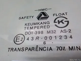 8341029020 Hyundai-Kia Стекло двери задней левой Hyundai Lantra 2 Арт E52368385, вид 6