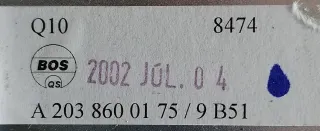 A2038600175 Шторка багажника Mercedes C W203 Арт 2094032, вид 5