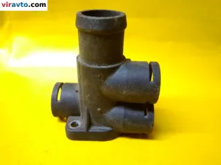 037121132b Фланец (тройник) системы охлаждения Audi 80 B4 Арт 129291, вид 3