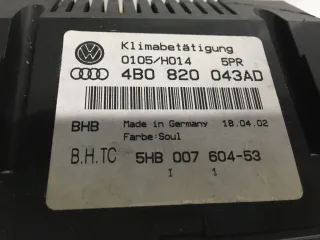 Блок управления печки/климат-контроля Audi A6 C5 (S6,RS6) 2002г. 4B0820043AD - Фото 2