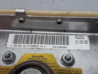96143249ZL, 5AGA1A0120820W Подушка безопасности водителя Citroen Xantia  Арт 189593, вид 3