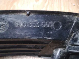 6N0853665 Заглушка (решетка) в бампер Volkswagen Polo 3 Арт 194984, вид 3