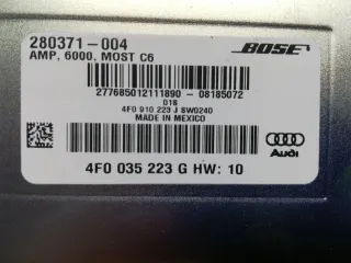 280371004, 4F0910223J, 4F0035223G Усилитель музыкальный Audi A6 C6 (S6,RS6) Арт 200749, вид 3