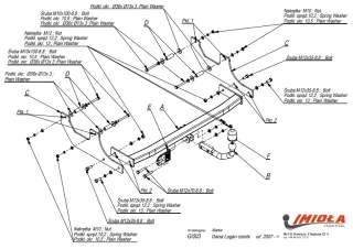  Прицепное устройство (фаркоп) Lada largus  Арт car0051578