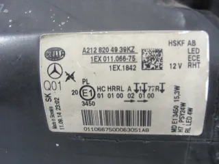 A2128204939 Фара передняя (комплект) Mercedes E W212 Арт AL14207566713, вид 4
