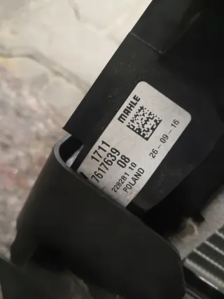 7617639,7617597,9271205 Радиатор основной BMW X1 F48 Арт AL12974098419, вид 5