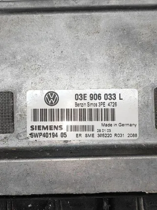 03E906033L Блок управления двигателем Volkswagen Polo 5 Арт 51978, вид 8