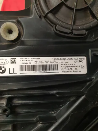 G32,7496444-02 Фара передняя (комплект) BMW 6 G32 Арт AL13901172136, вид 8
