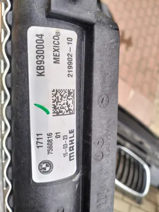 7560816 Радиатор основной BMW X5 G05  Арт AL14394358206_2, вид 3