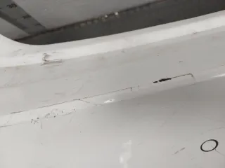 Бампер задний белый BMW 7 F01/F02 2013г. 51127311354,7311354 - Фото 4