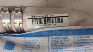 72129143417 Подушка безопасности боковая (шторка) левая BMW 5 F10/F11/GT F07 Арт 20382775, вид 2