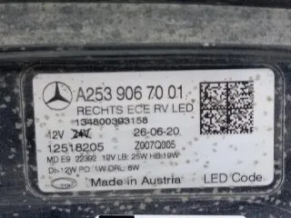 A2539067001 Фара передняя правая Mercedes GLC X253 restailing Арт 983778K, вид 5